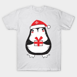 Cheerful Christmas Penguin T-Shirt